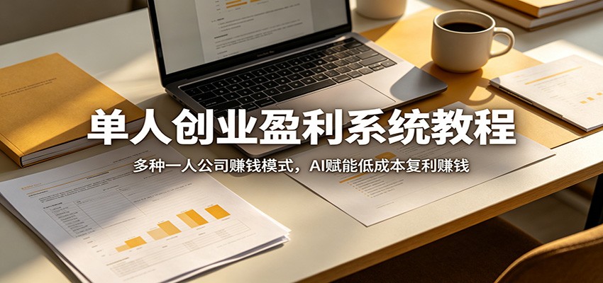 2025一人公司赚钱实战指南：AI赋能低成本被动收入策略