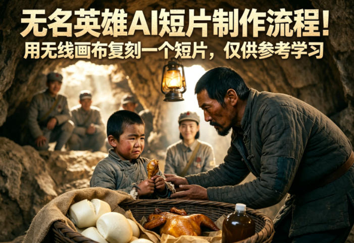 2026 AI短片制作实战流程！用无线画布复刻短片方法拆解