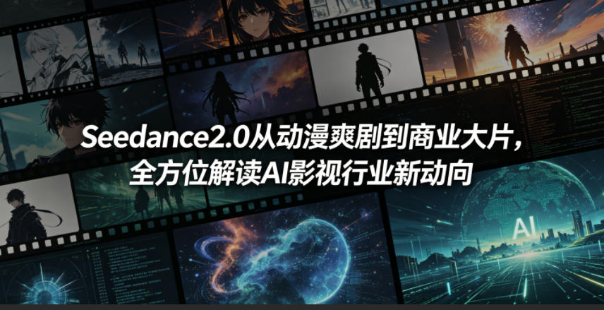 Seedance2.0从动漫到商业大片，全方位解读AI影视行业新动向