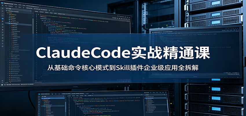 ClaudeCode实战精通课:AI智能编程从基础到企业级Skill应用全拆解 ClaudeCode实战精通课:AI智能编程从基础到企业级Skill应用全拆解