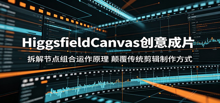 HiggsfieldCanvas节点工作流教程：AI驱动创意视频制作，零基础颠覆传统剪辑方式