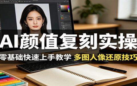 AI图像处理实战：零基础教程，实测人像还原与变现思路