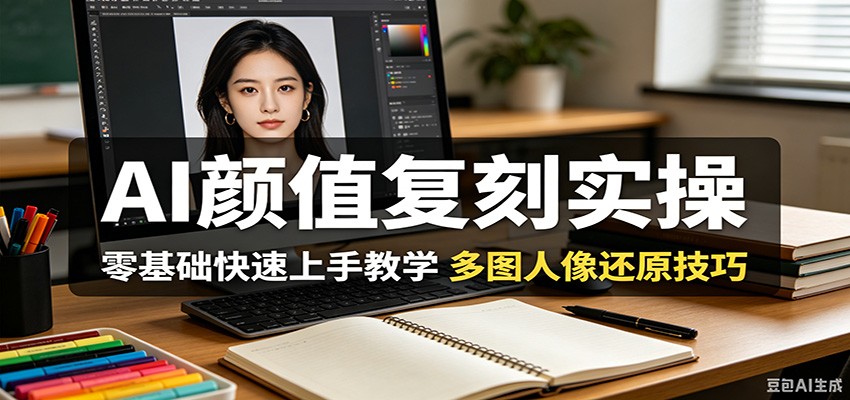 AI图像处理实战：零基础教程，实测人像还原与变现思路