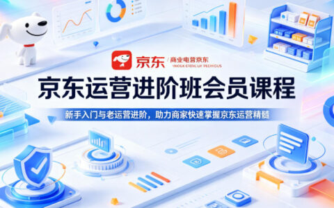 京东运营实战课程：新手入门与老运营进阶，快速掌握盈利策略