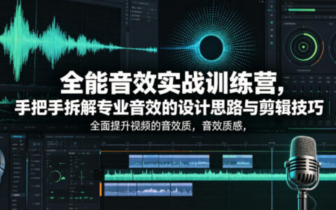 音效变现实战指南：拆解专业设计思路与剪辑技巧，提升视频音效质感与收入潜力