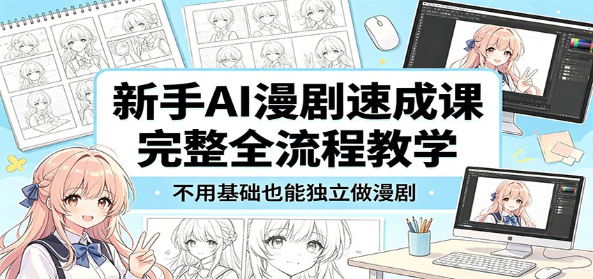 2025新手AI漫剧变现实操：零基础全流程指南