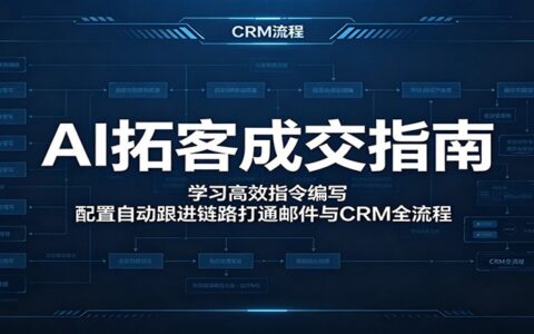 AI拓客成交指南：指令编写+自动跟进，打通邮件与CRM全流程