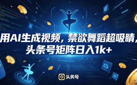 2025AI视频制作实战：头条号矩阵被动收入方法拆解