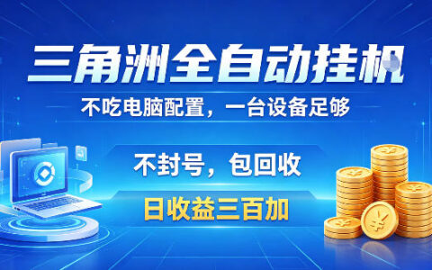 三角洲自动化变现项目，低配电脑轻松运行，账号稳定策略，收益潜力可观，全程回收支持，省心被动收入