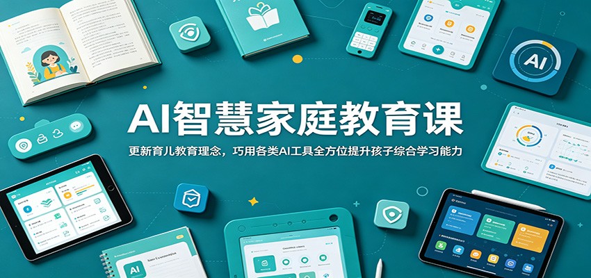 AI智慧家庭教育课：巧用AI工具提升孩子综合学习能力