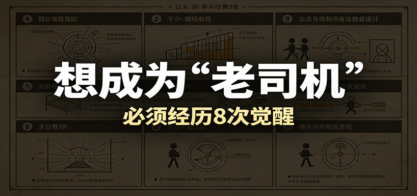 2026 想成为开车老司机？必须经历的8次觉醒与核心技巧