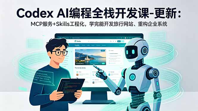 Codex全栈开发课：MCP服务+Skills工程化实战企业系统