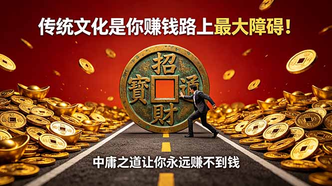 付费文章：传统文化阻碍赚钱？5个维度打破中庸之道，自媒体变现必看