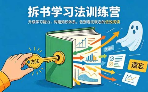 2026 拆书学习法训练营：告别低效阅读，构建个人知识体系