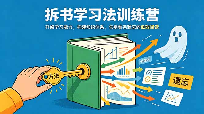 2026 拆书学习法训练营：告别低效阅读，构建个人知识体系
