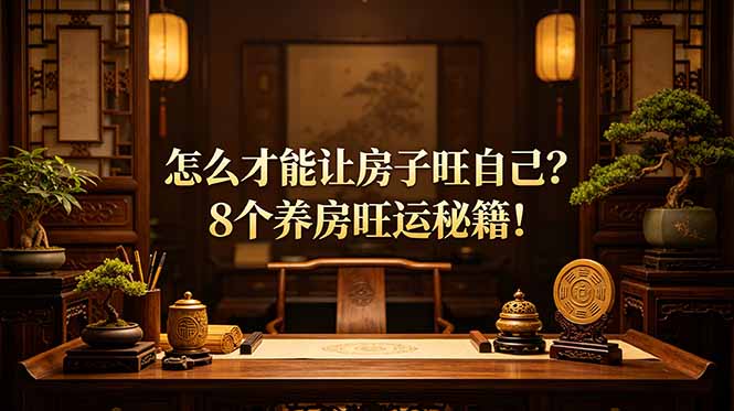 2026 付费文章：8个养房旺运秘籍，让房子越住越旺你