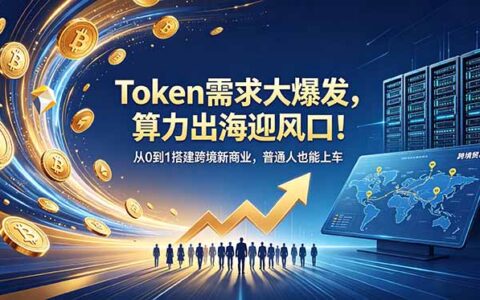 Token出海风口：算力租赁合规+智能体搭建，普通人从0到1跨境变现