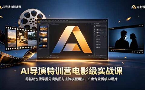 AI导演特训营：零基础学电影级分镜与Seedance/Kling，产出专业质感短片