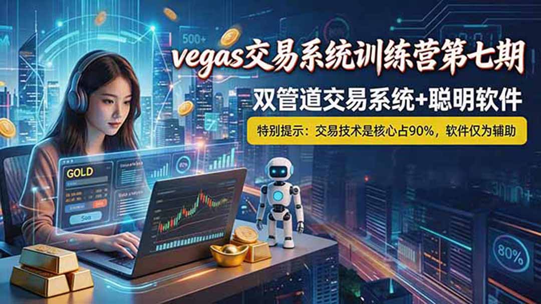 海外美金AI搬砖：Vegas交易+智能软件，黄金期货变现50-100步骤0U