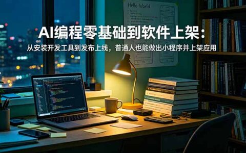 AI编程零基础到上架：从安装工具到发布，普通人也能做出小程序