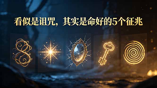 2026 看似是诅咒其实是命好的5个征兆，命苦之人如何转运