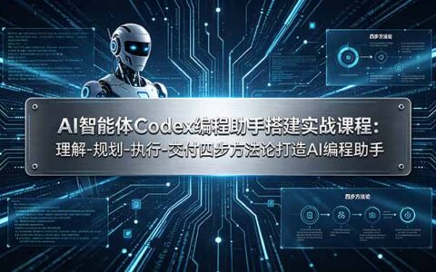 AI智能体Codex编程助手实战：四步法打造办公自动化与动画工具