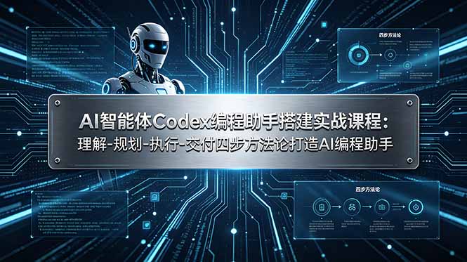 AI智能体Codex编程助手实战：四步法打造办公自动化与动画工具