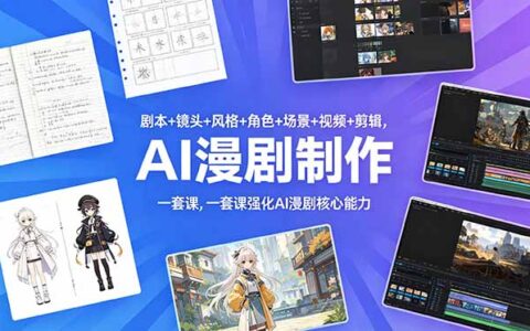 剧本+镜头+风格+即梦实操，一套课强化AI漫剧全链路创作能力