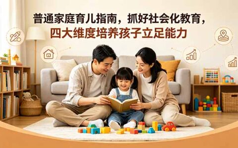 付费文章：普通家庭育儿指南，抓好社会化教育，四大维度培养孩子立足能力