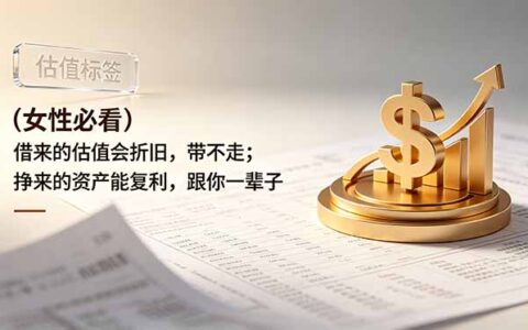 付费文章：女性必看！借来的估值会折旧，挣来的资产能复利跟你一辈子