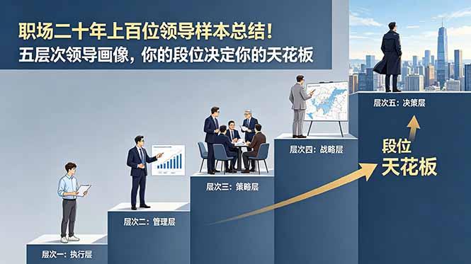 付费文章：五层次领导画像揭秘，职场晋升天花板突破指南