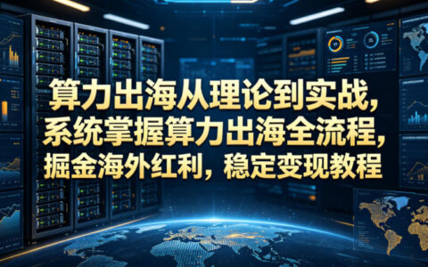 算力出海全流程实战教程：合规资质+智能体工具+海外接单变现