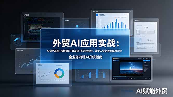 外贸AI实战：Nano Banana批量出图+多语种视频+开发信，全流程提效