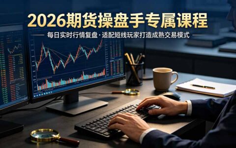 2026期货短线实战课：每日行情复盘+能化黑色系策略，助你避诱多陷阱