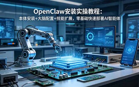 OpenClaw安装教程：本体+大脑+技能部署，零基础快速搭建AI智能体