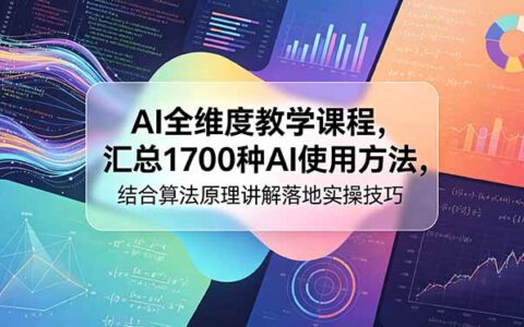 AI全维度教学：1700步骤种玩法+算法原理，SEO优化与合规实操