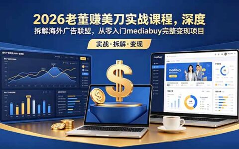 2026老董mediabuy实战课，海外广告联盟防封环境搭建与谷歌Ads投放变现