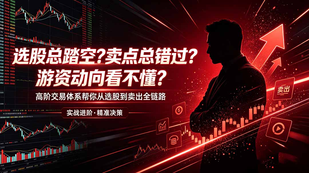 选股卖点总错过？高阶交易体系全链路实战（更新6月）