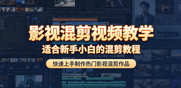 2026 影视混剪新手教程：素材避坑+卡点转场调色快速上手