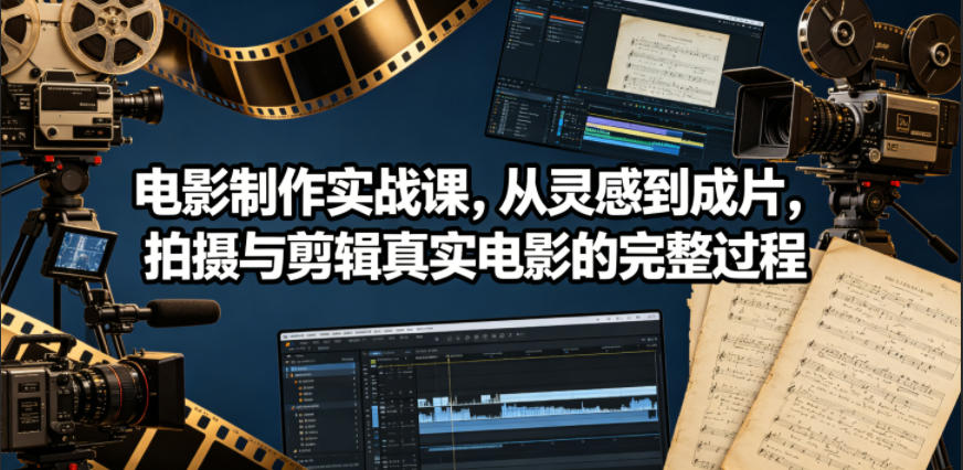 电影制作实战课：从灵感到成片，Casey Neistat教你拍摄与剪辑完整流程