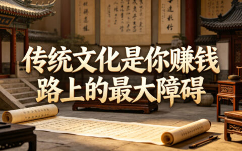 2026 传统文化是赚钱障碍？5个维度破解国学变现难题