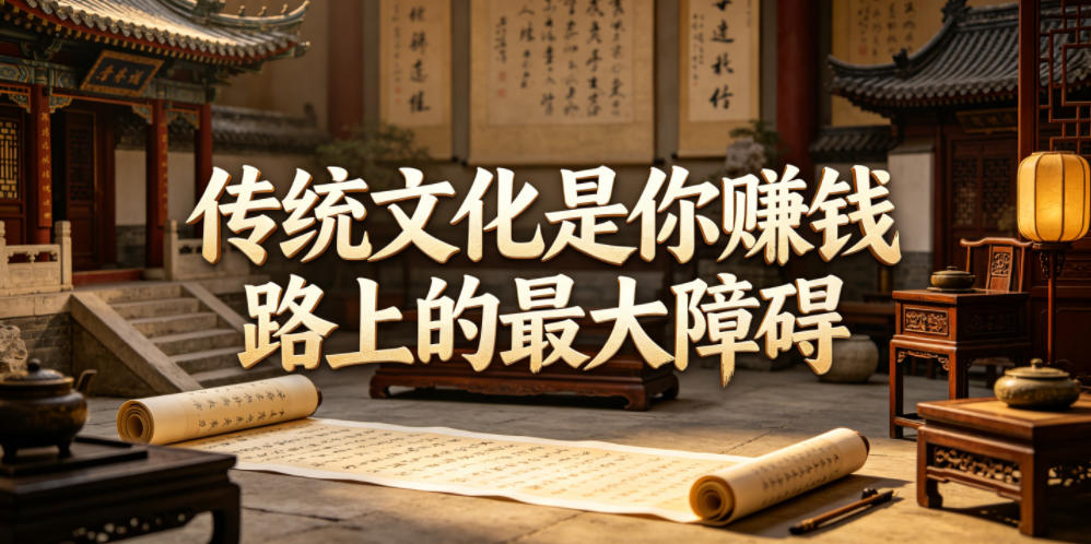 2026 传统文化是赚钱障碍?5个维度破解国学变现难题 2026 传统文化是赚钱障碍?5个维度破解国学变现难题