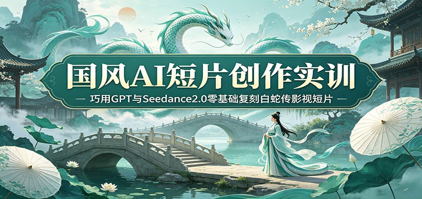 国风AI短片实战：GPT+Seedance2.0零基础复刻白蛇传