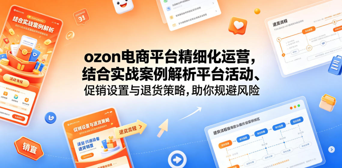 Ozon精细化运营实战：促销退货策略与选品定价技巧