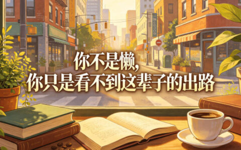 付费文章：你不是懒，你只是看不到这辈子的出路 高考出路 家长陪读 工作迷茫