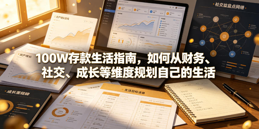 100步骤W存款生活指南：财务规划、社交调整与个人成长策略
