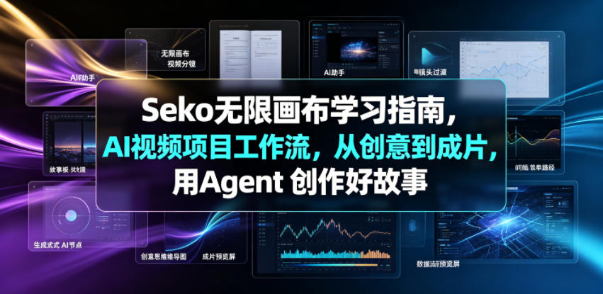 Seko无限画布AI视频工作流，从创意到成片，漫短剧爆款制作指南