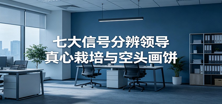 《7大信号分辨领导画饼还是栽培，中层管理教你读懂人性逻辑》