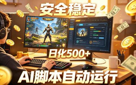三角洲AIG机脚本，变现500方法，无人自动化躺賺项目揭秘