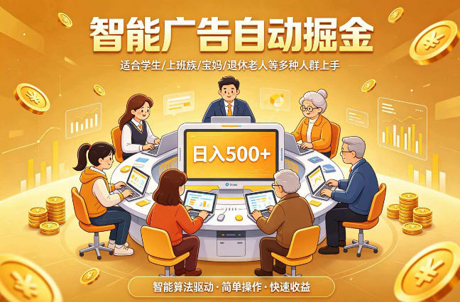2026自动掘金项目，小白兼职变现500方法，搬砖自动化操作教程